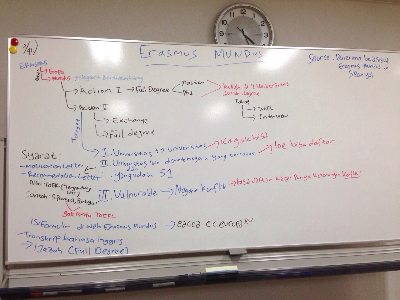 Erasmus mundus - except UGM student