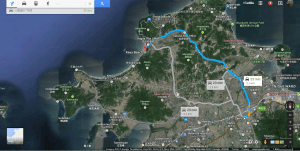 peta itoshima dari google earth