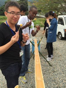 after eating soba, we ate dango
